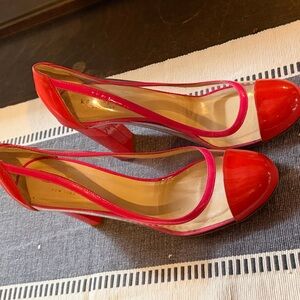 Kate Spade Red and Pink Heels